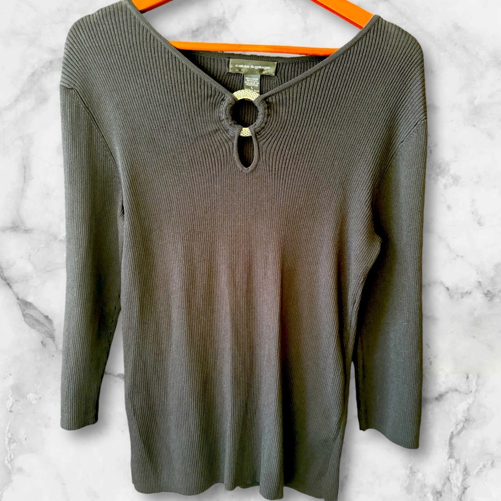 Cable & Gauge Knit Top